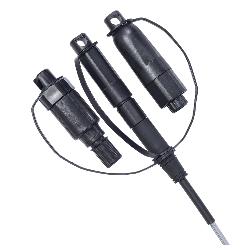 3 IN1 SLIM SC Fast Mini SC OptiTapX SC Universal Type for FTTH Drop Preconnectorized Cable