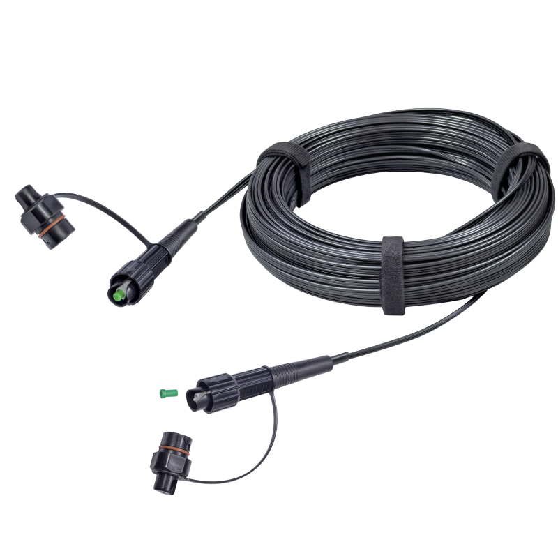 HW MINI SC Fast Connect Pre-connectorized Drop Cables FO Drop External Bayonet Type