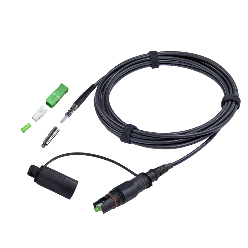 FieldShield Assembly OptiTapX Drop Fiber Optic Pushable Jumper