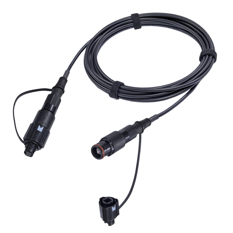 YO FC MINI SC Hardened Connector One Click Preconnectorized Distribution Cable