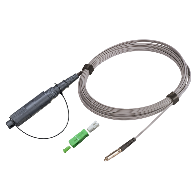 FieldShield Assembly OptiTapX Drop Fiber Optic Pushable Jumper