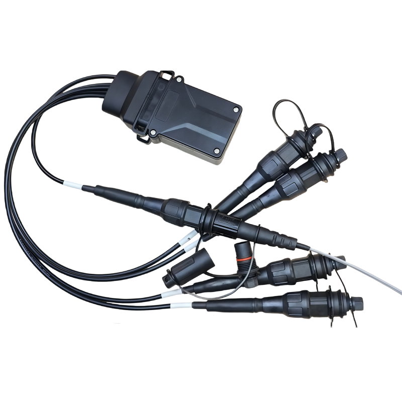 OptiSheathX MultiPort Flex Splitter Terminal with OptiTapX in-line 1x4 split  MSF-H44848R43F