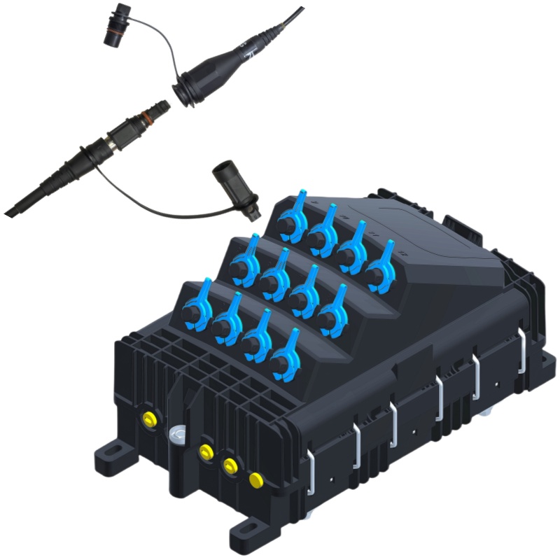 MINI OTE 300 Plug-N-Play No SplitterOptical Terminal Enclosure Closure OTE-12MH-NN-EXTG03