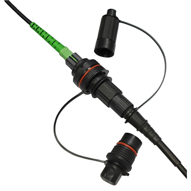 IP68 Waterproof Fiber Optic Connector OptiTapX Mini SC Hardened Adapter KT-OPT-ADPT