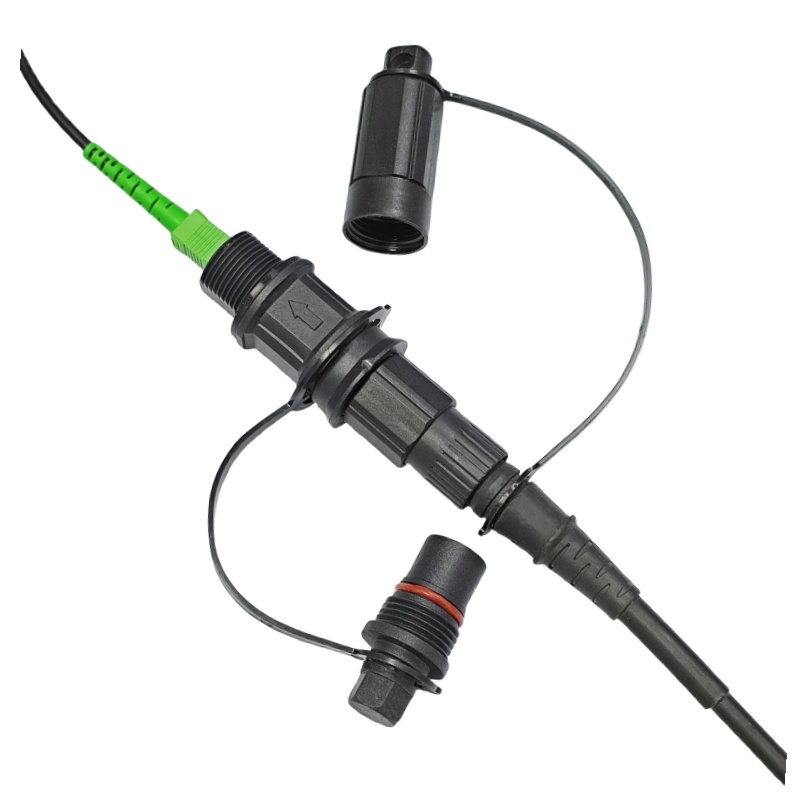 KT-OPT-ADPT Mini Hardened Adapter SC Female to Female Fiber Optic OptiTapX Hybrid Adapter