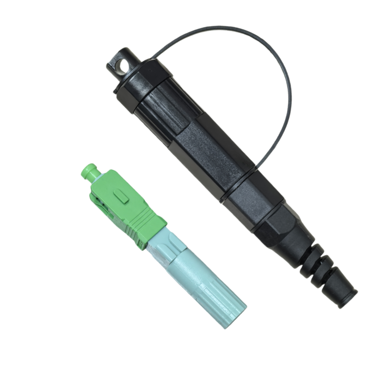 IP68 Fast Mini SC Waterproof Quick Connectors for 5.0mm Round Cable