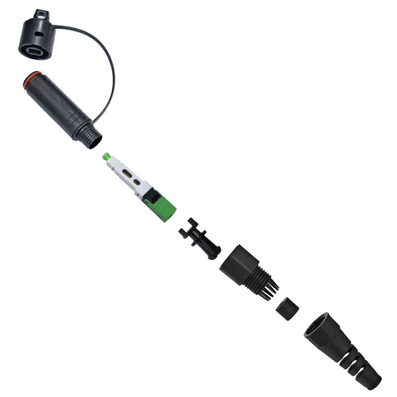 ZTECONNECTOR Accessories Field Assembly Application SC Reinforced Fast Connector IP68 FTTH Connector
