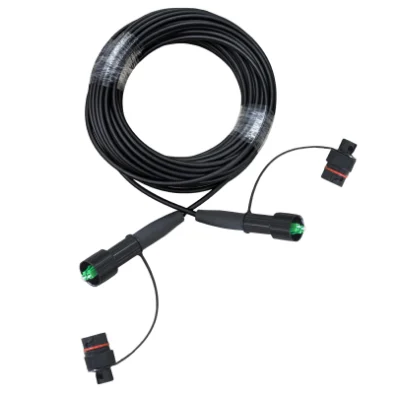 HW Fast Mini LC FTTH Drop Cable Fiber Optic Patchcord Preconnectorized Cable
