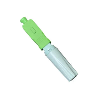 FTTH Pre-Embedded Fiber Optic Fast Connector Assembly Spiral Type SC Quick Connector