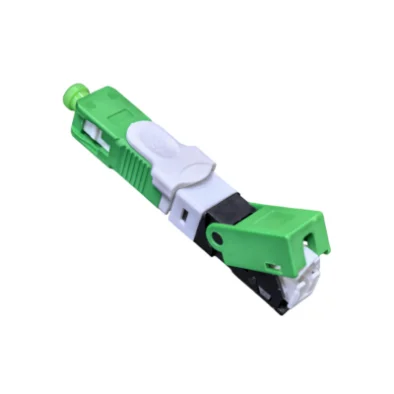 Fast Connector for Fiber Optic Equipment Green Splice Pink Splice on for Ftth Sc Esc250d