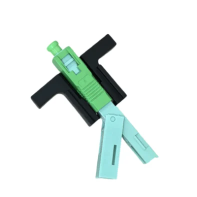 FTTH Fast Connector High Performance FTTH Butterfly SC UPCAPC Quick Connector