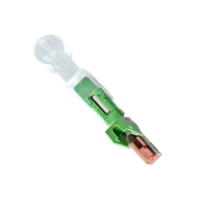 SC Metal V-Groove Fast Connector Telecom Using Fiber Optic FTTH Connector